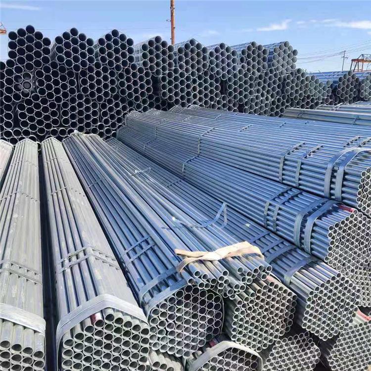 Galvanized pipe DN15-DN300 q235 hot-dip galvanized pipe hollow circular pipe Q355B galvanized